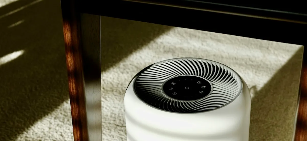 HEPA filter media close-up