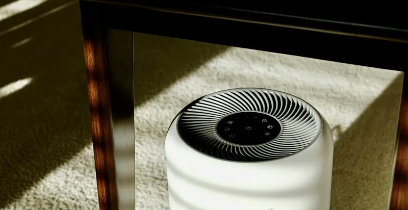 HEPA filter media close-up